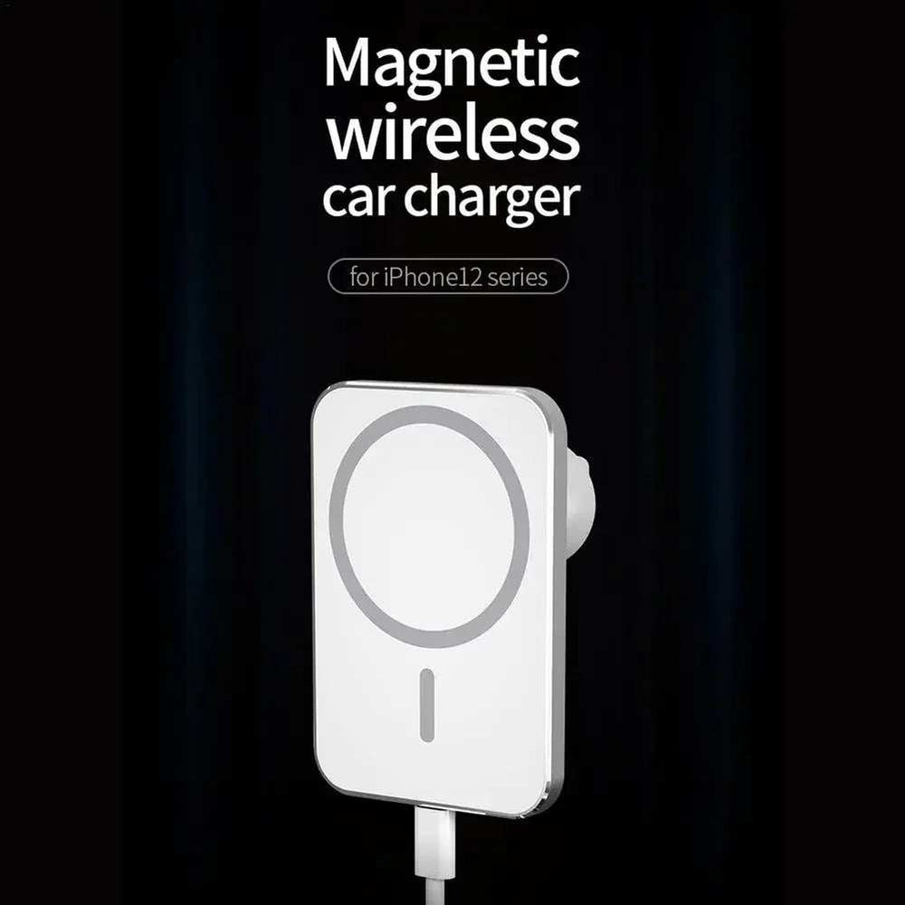 15W Qi Car Charger Type C Mobile Phone Magsafing Wireless Charger Car Mount Magnetic Holder For IPhone12 13 Pro Car Charging - ZeeBelle.com - Flyclothing LLC
