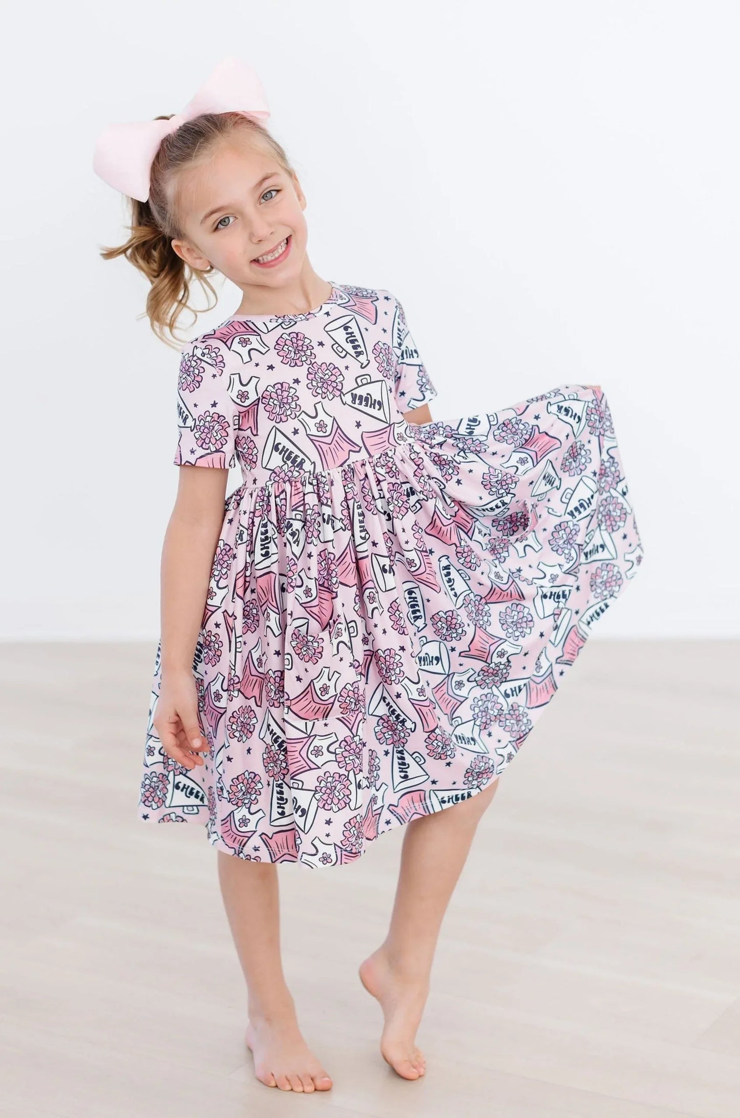 SALE Cheer S/S Pocket Twirl Dress - Mila & Rose ® - Flyclothing LLC