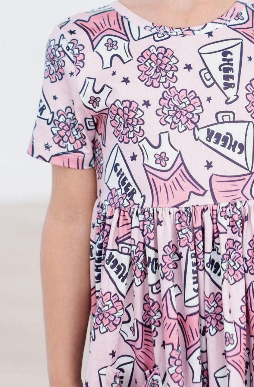 SALE Cheer S/S Pocket Twirl Dress - Mila & Rose ® - Flyclothing LLC