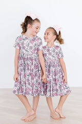SALE Cheer S/S Pocket Twirl Dress - Mila & Rose ® - Flyclothing LLC