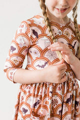 SALE Hocus Pocus 3/4 Sleeve Pocket Twirl Dress - Mila & Rose ® - Flyclothing LLC