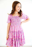 SALE Playful Posy Smocked Ruffle Dress - Mila & Rose ® - Flyclothing LLC