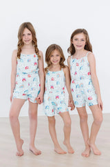 SALE Rainbow Grooves Strappy Play Romper - Mila & Rose ® - Flyclothing LLC