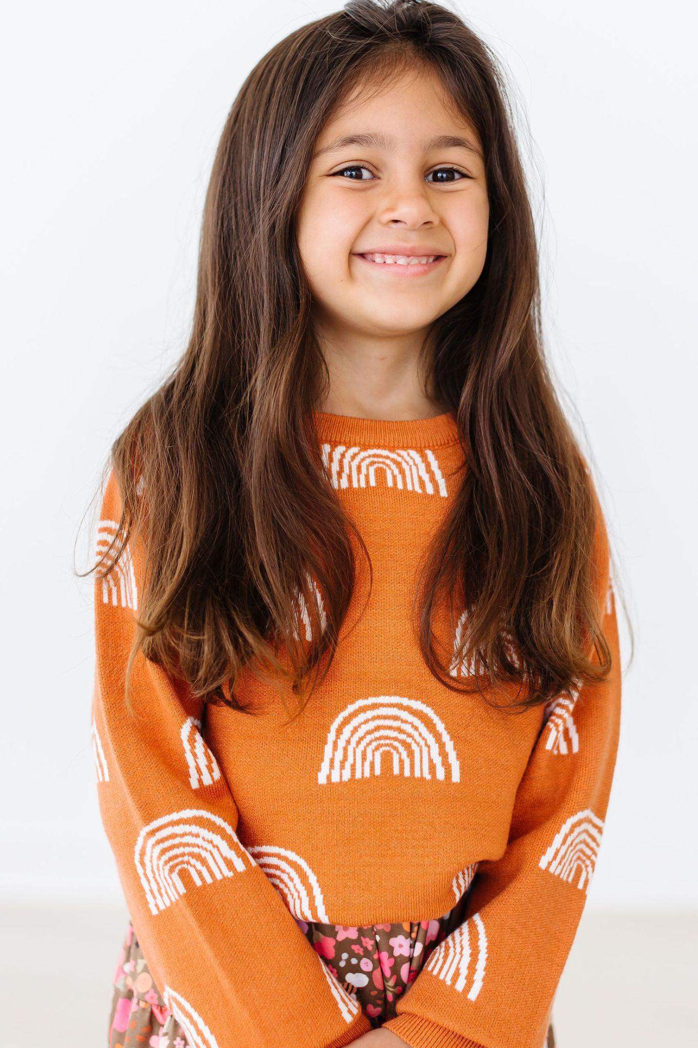 SALE Rainbows in Fall Sweater - Mila & Rose ® - Flyclothing LLC