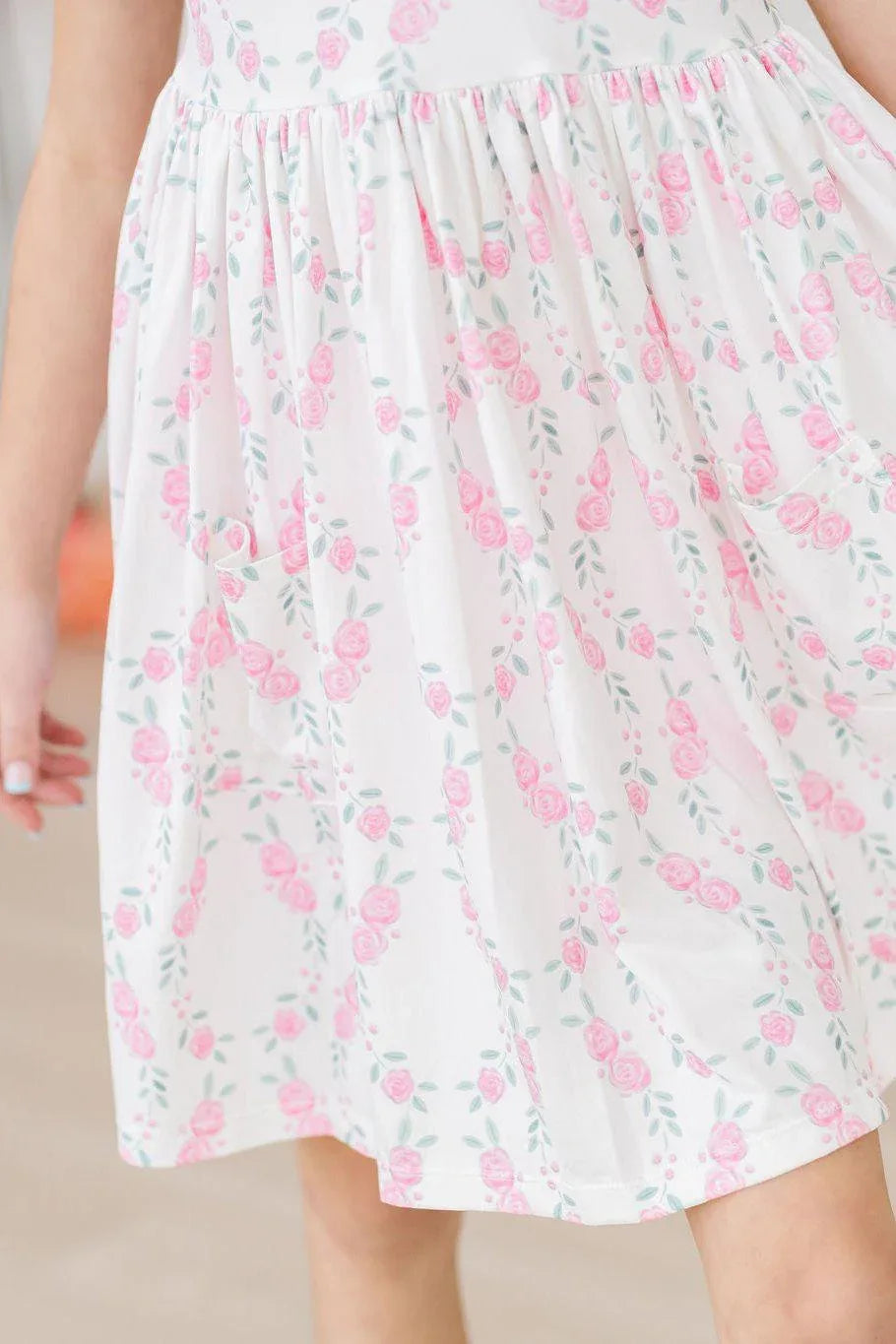 SALE Rosie Posie S/S Pocket Twirl Dress - Mila & Rose ® - Flyclothing LLC