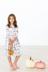 SALE Stay Spooky 3/4 Sleeve Pocket Twirl Dress - Mila & Rose ® - Flyclothing LLC