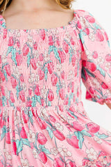 SALE Strawberry Shortcake Smocked Ruffle Dress - Mila & Rose ® - Flyclothing LLC