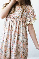 Unicorn Soiree Pom Pom Dress - Mila & Rose ® - Flyclothing LLC