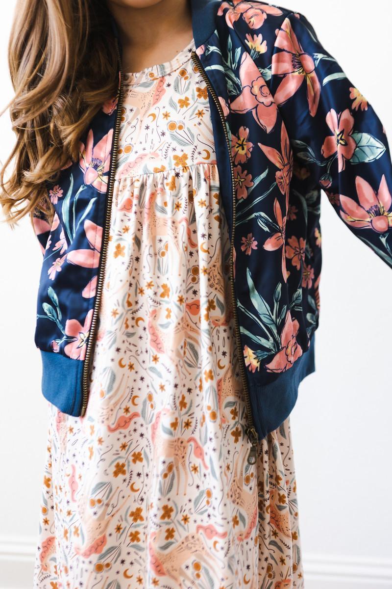 Unicorn Soiree Pom Pom Dress - Mila & Rose ® - Flyclothing LLC