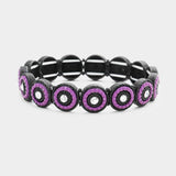 Round Boho Beaded Stretch Bracelet - Madeline Love - Flyclothing LLC