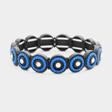 Round Boho Beaded Stretch Bracelet - Madeline Love - Flyclothing LLC