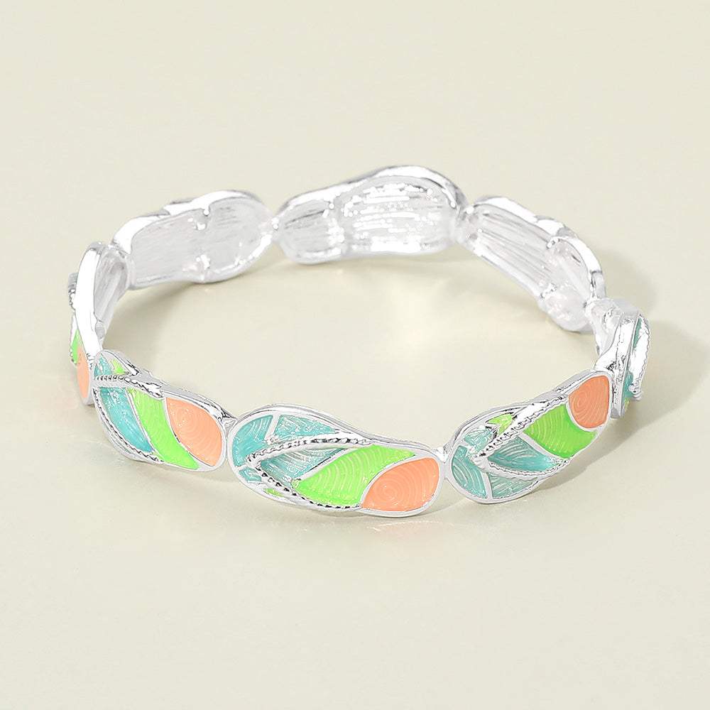 Flip Flop Beaded Stretch Bracelet - Madeline Love - Flyclothing LLC