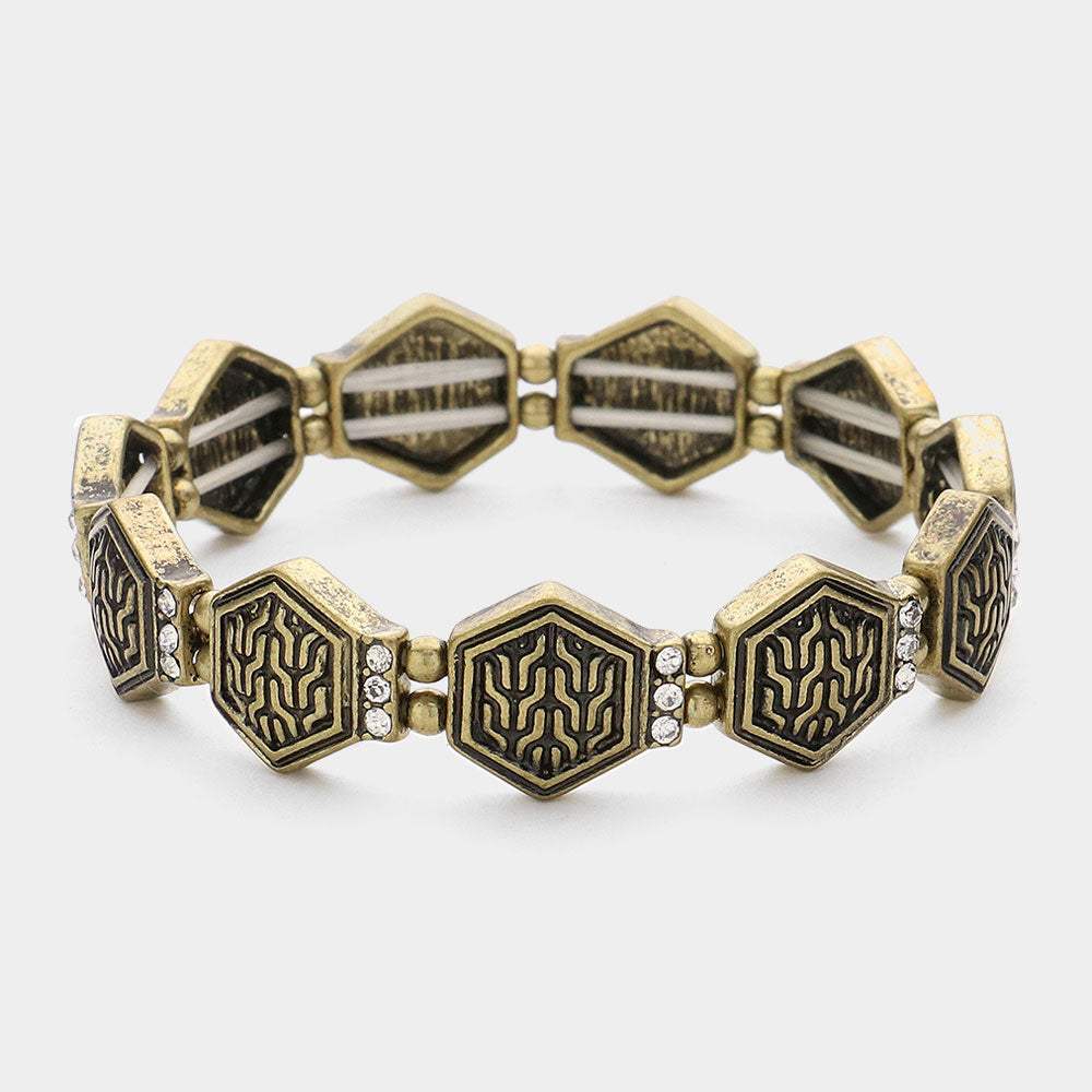 Archaic Hex Stretch Bracelet - Madeline Love - Flyclothing LLC