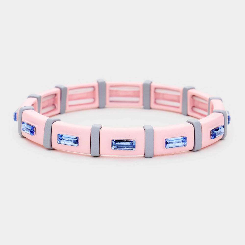 Lego Crystal Stretch Bracelet - Madeline Love - Flyclothing LLC