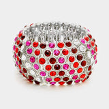 Crystal Bubble Stretch Bangle Bracelet - Madeline Love - Flyclothing LLC