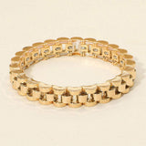 Bold Metal Link Chain Stretch Bracelet - Madeline Love - Flyclothing LLC