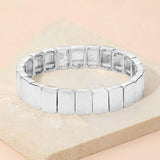 Square Metal Stretch Bracelet - Madeline Love - Flyclothing LLC