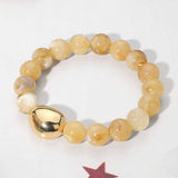Marbled Resin Ball Beaded Stretch Bracelet - Madeline Love - Flyclothing LLC