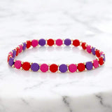 Round Lego Color Block Stretch Bracelet - Madeline Love - Flyclothing LLC