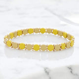 Round Lego Color Block Stretch Bracelet - Madeline Love - Flyclothing LLC