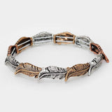 Feather Stretch Bracelet - Madeline Love - Flyclothing LLC