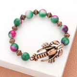 Lobster beaded stretch bracelet - Madeline Love - Flyclothing LLC