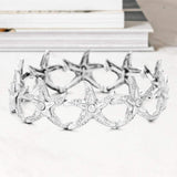 Hammered Metal Starfish Stretch Bracelet - Madeline Love - Flyclothing LLC