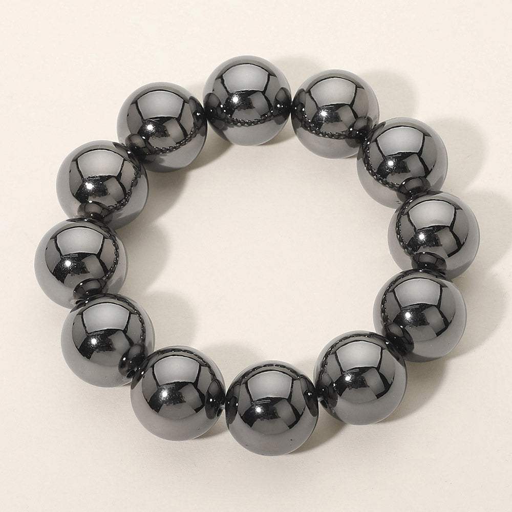 Metal Ball Beaded Stretch Bracelet - Madeline Love - Flyclothing LLC
