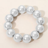 Metal Ball Beaded Stretch Bracelet - Madeline Love - Flyclothing LLC