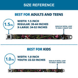 BD Wings Logo CLOSE-UP Full Color Black Silver Seatbelt Belt - Live Hard Die Young CLOSE-UP Black Webbing - Buckle-Down - Flyclothing LLC