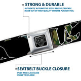 BD Wings Logo CLOSE-UP Full Color Black Silver Seatbelt Belt - CALIFORNIA/Bear Silhouette Black/Camo Olive Webbing