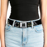 BD Wings Logo CLOSE-UP Full Color Black Silver Seatbelt Belt - CALIFORNIA/Flag Bear Black/Camo Gray/Camo Olive Webbing - Buckle-Down - Flyclothing LLC
