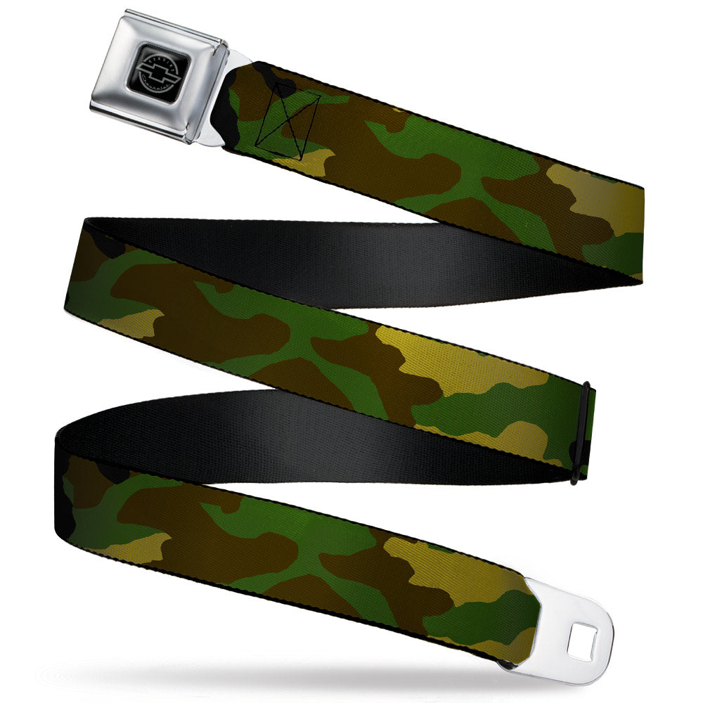 Chevy Seatbelt Belt - Camo Olive Webbing - Buckle-Down - Flyclothing LLC