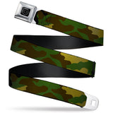 Chevy Seatbelt Belt - Camo Olive Webbing - Buckle-Down - Flyclothing LLC