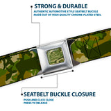 FORD Oval Full Color Deer Hunter Camo Olive Seatbelt Belt - FORD Deer Hunter Camo Olive Webbing - Buckle-Down - Flyclothing LLC