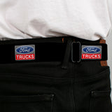 Ford Trucks Seatbelt Belt - Ford Trucks Logo REPEAT Webbing - Buckle-Down - Flyclothing LLC