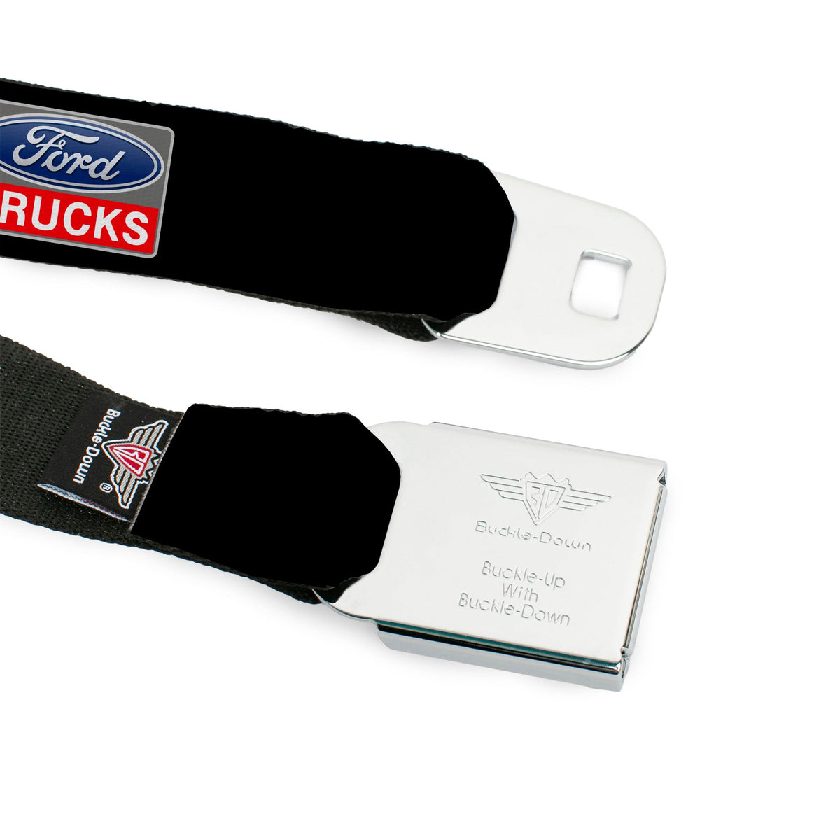 Ford Trucks Seatbelt Belt - Ford Trucks Logo REPEAT Webbing - Buckle-Down - Flyclothing LLC
