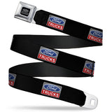Ford Trucks Seatbelt Belt - Ford Trucks Logo REPEAT Webbing - Buckle-Down - Flyclothing LLC