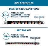 SOUTH PARK Title Logo Full Color Black/White Seatbelt Belt - South Park Cartman Pants KISS MY ASS Pose Black/White Webbing