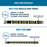 SOUTH PARK Title Logo Full Color Black/White Seatbelt Belt - South Park Butters REVERSE COWGIRL Toilet Pose Black/Yellow Webbing - Buckle-Down - Flyclothing LLC