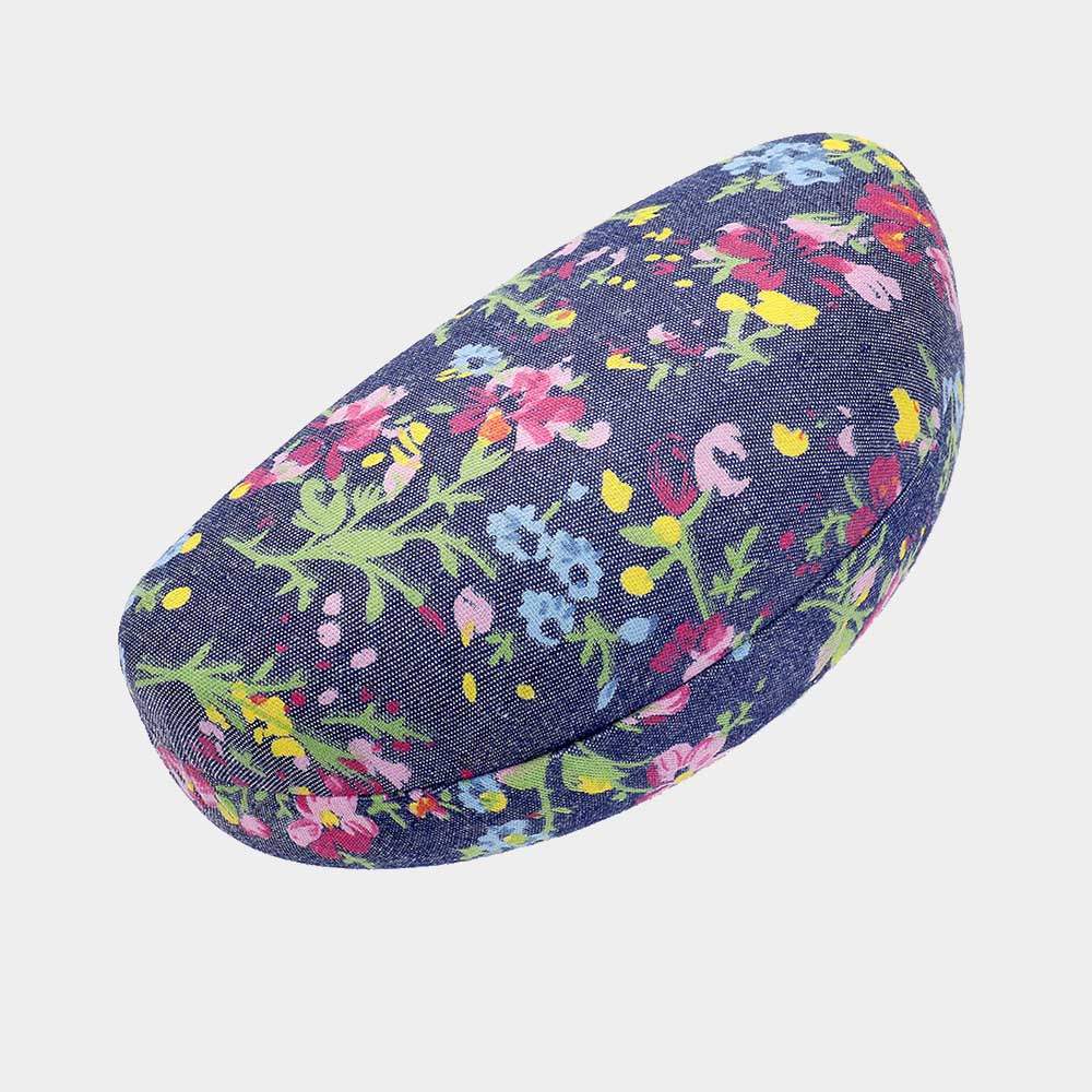 Floral Pattern Shell Eyewear Case - Madeline Love - Flyclothing LLC
