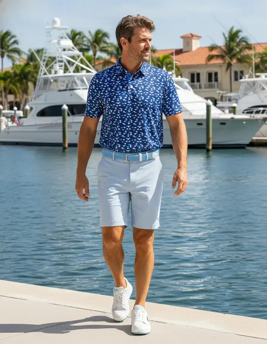 Scales Polo - White Water Life - Flyclothing LLC