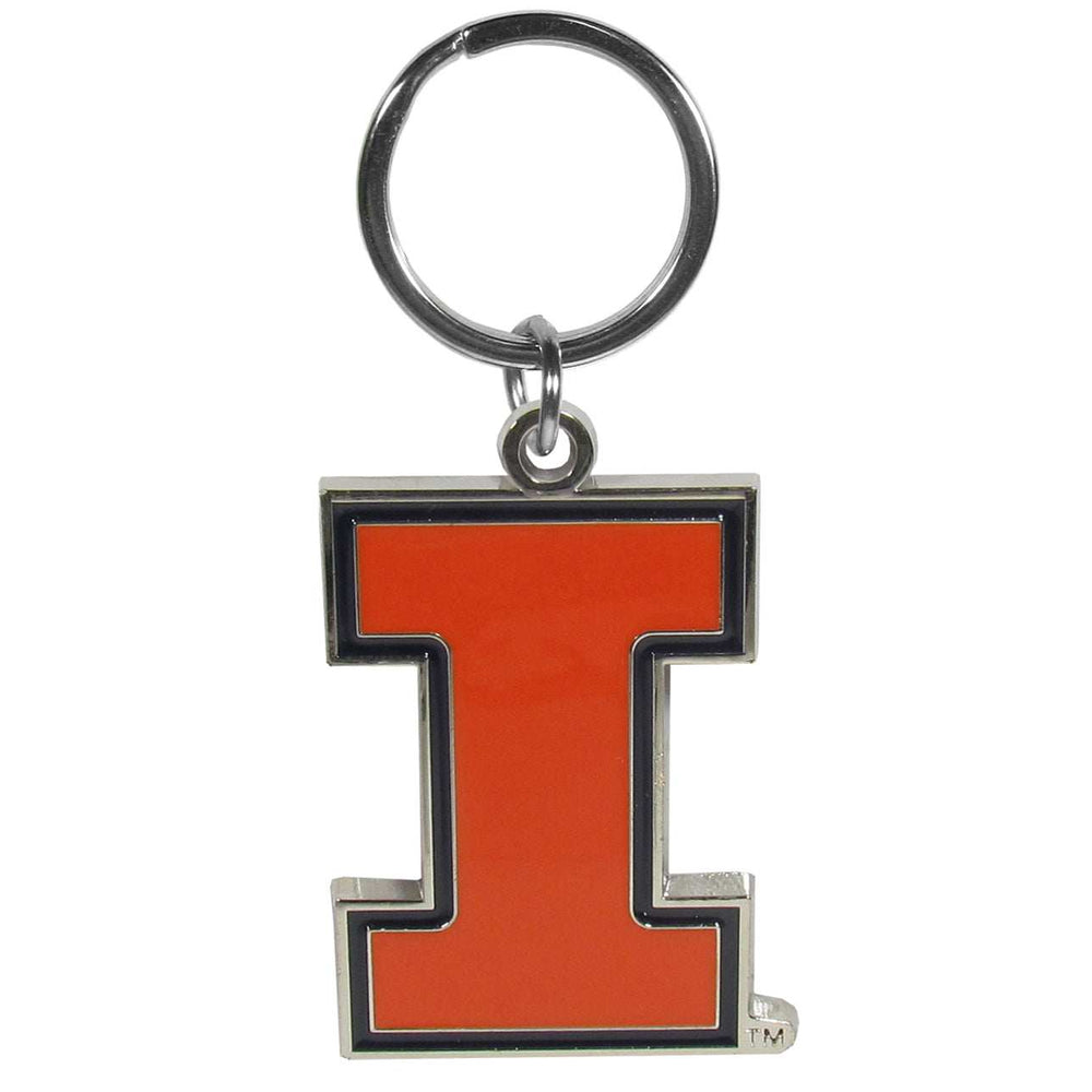 Illinois Fighting Illini Enameled Key Chain - Illinois Fighting Illini - Flyclothing LLC