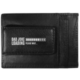 Dad Joke Loading Logo Leather Cash and Cardholder