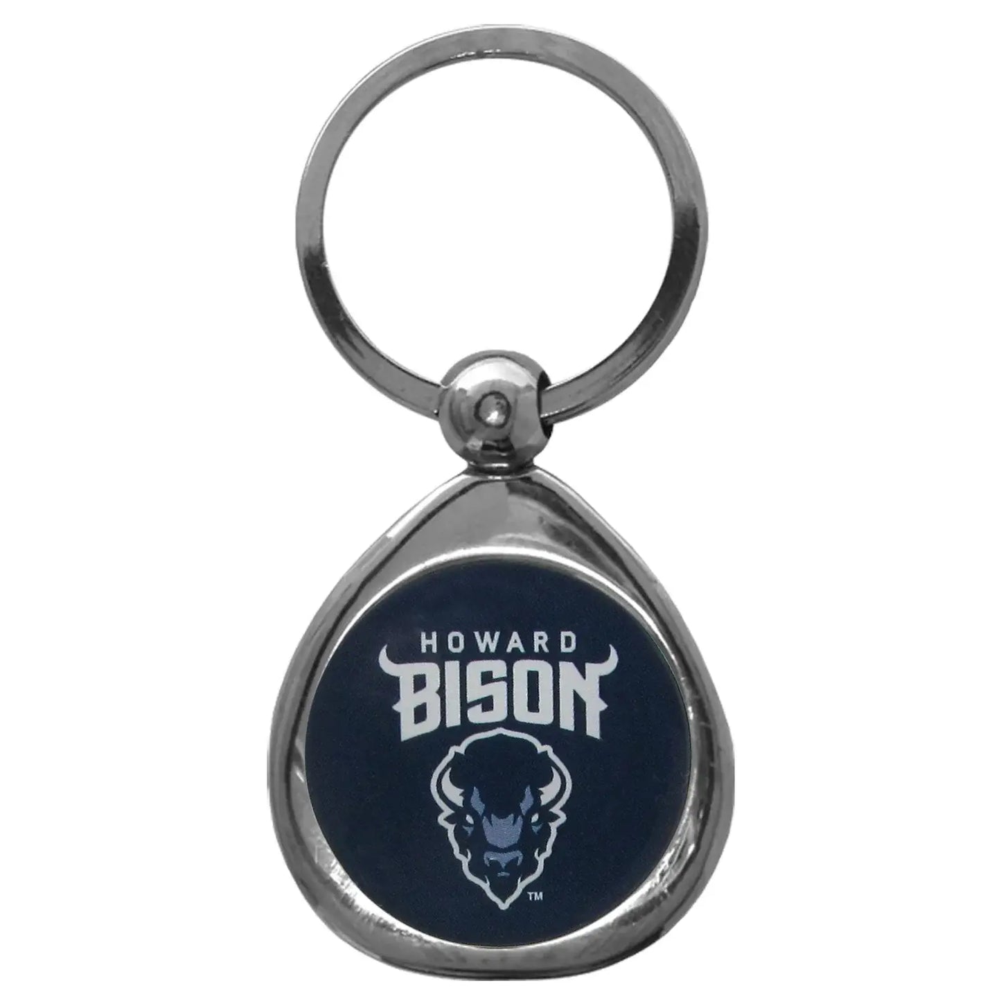 Howard University Bison Chrome Key Chain - Howard University Bison - Flyclothing LLC