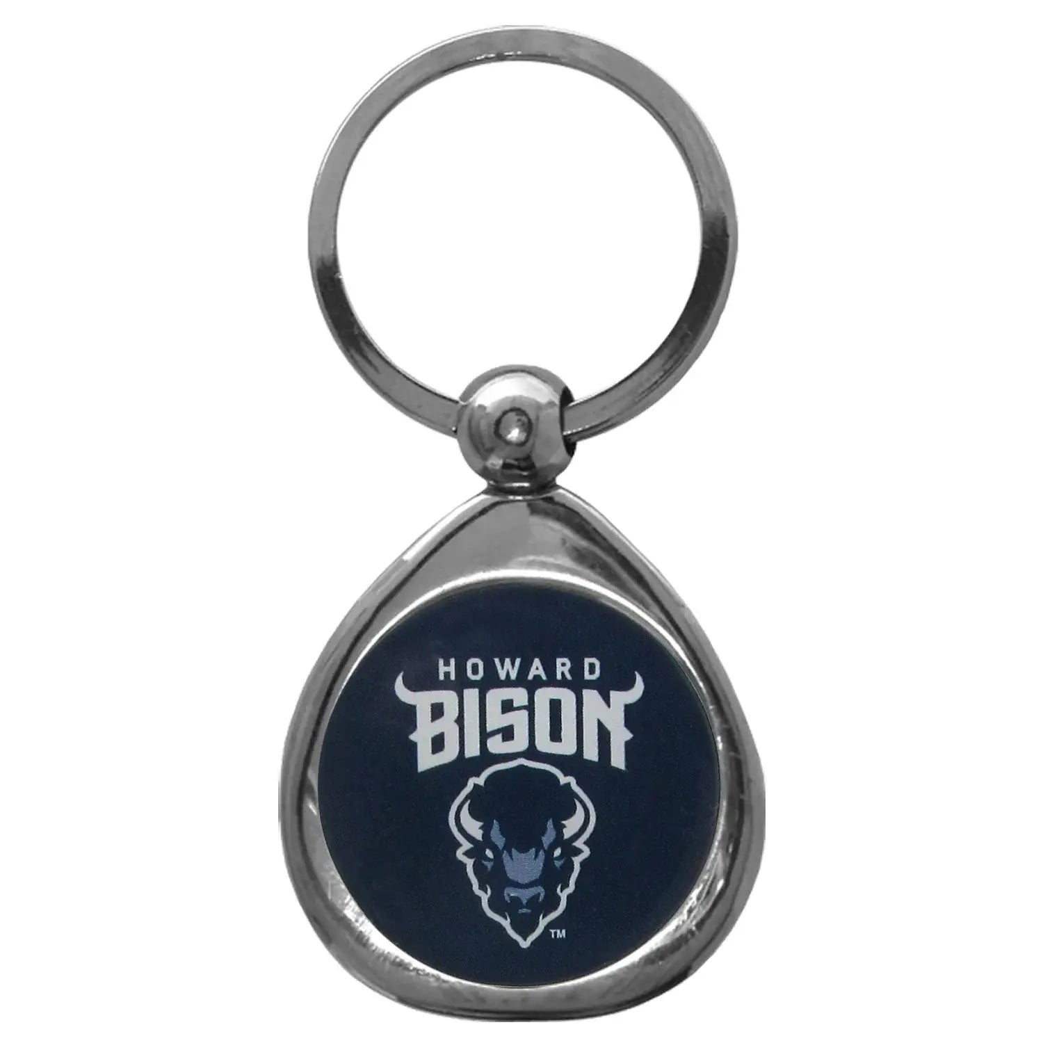 Howard University Bison Chrome Key Chain - Howard University Bison - Flyclothing LLC