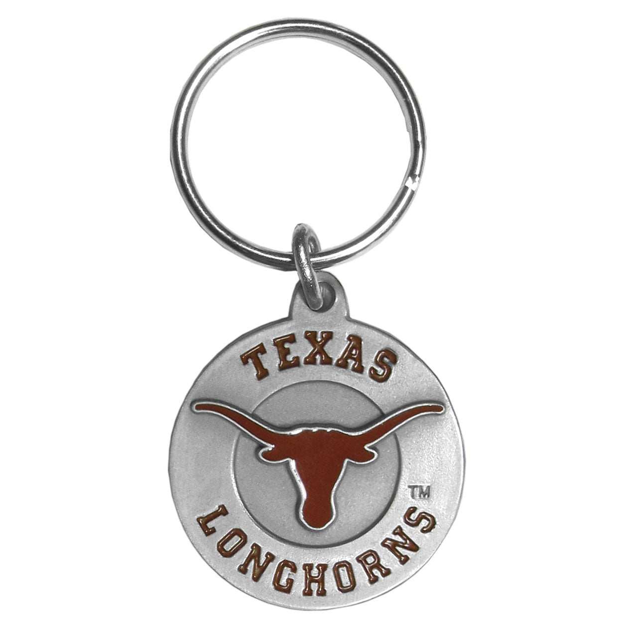Texas Longhorns Carved Metal Key Chain - Texas Longhorns - Flyclothing LLC