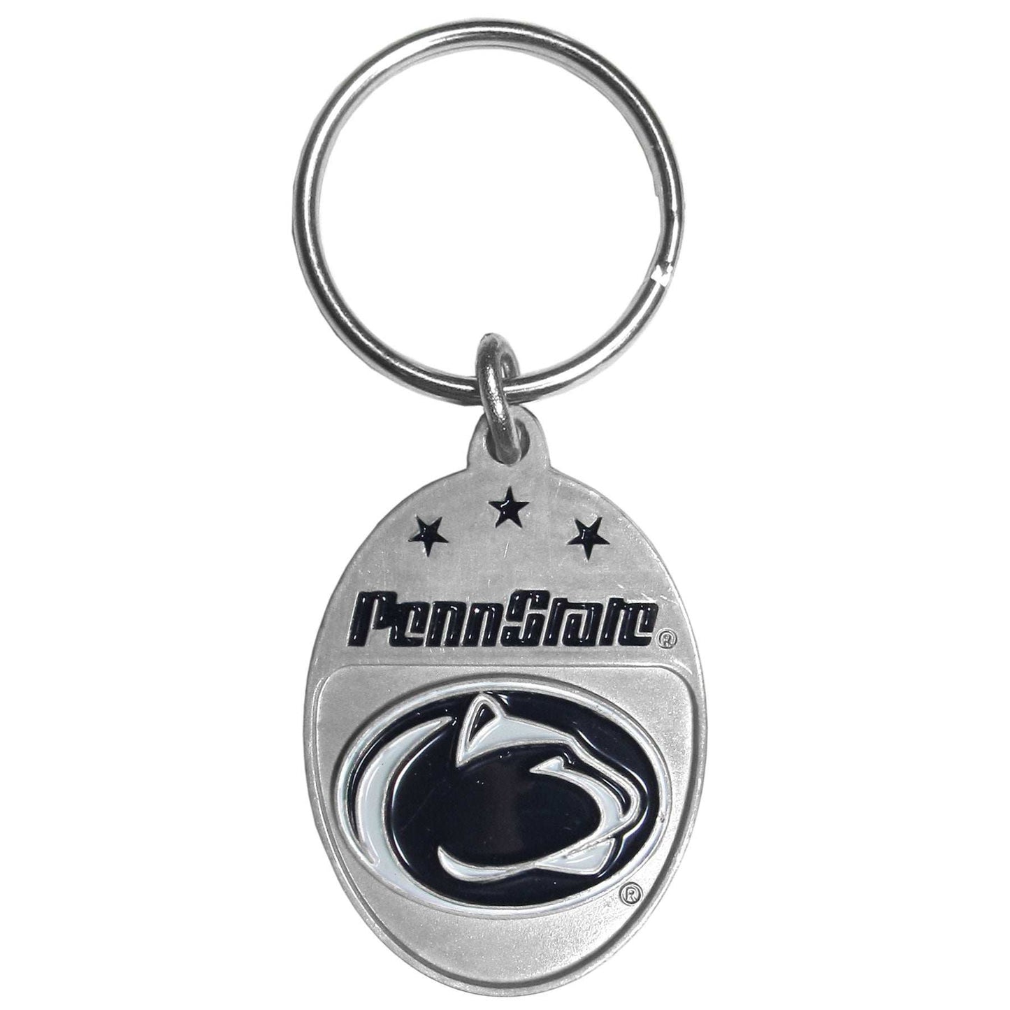 Penn St. Nittany Lions Carved Metal Key Chain - Penn St. Nittany Lions - Flyclothing LLC
