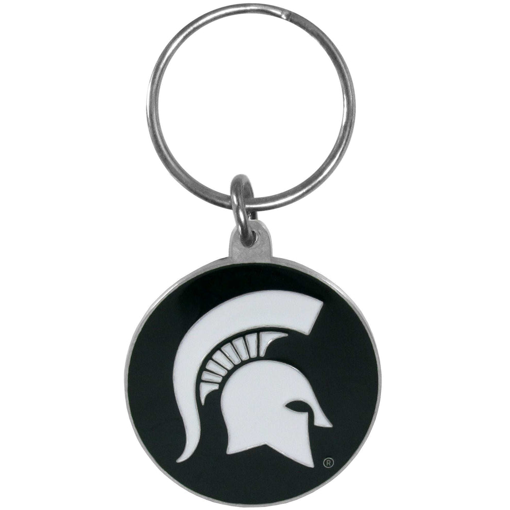 Michigan St. Spartans Carved Metal Key Chain - Michigan St. Spartans - Flyclothing LLC