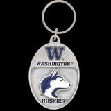 Washington Huskies Carved Metal Key Chain - Washington Huskies - Flyclothing LLC